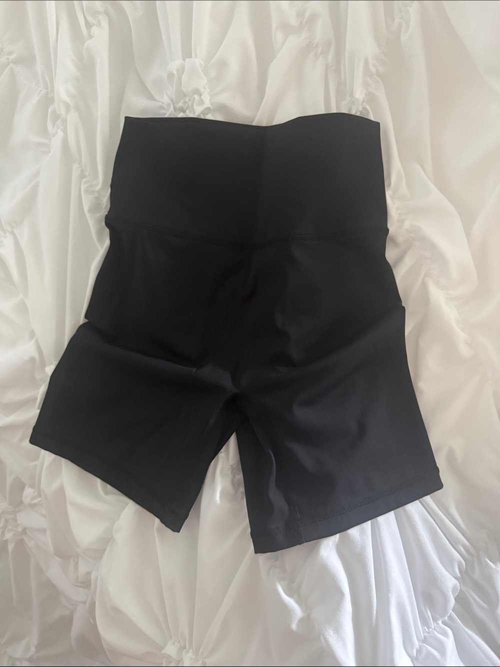 Astoria High-Rise Black Bike Shorts for Women